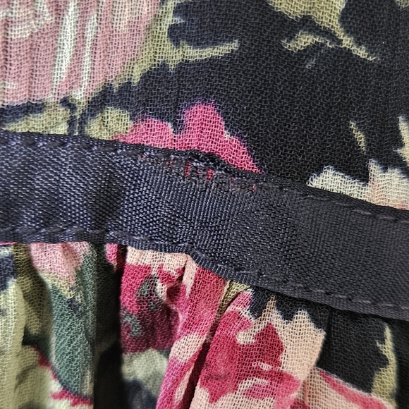 Janie and Jack Girl's Navy Blue Floral Tank Top Dress Size 3 - Picture 8 of 8